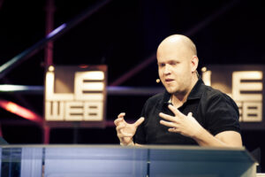 Daniel Ek, Co-Founder & CEO, Spotify por leweb3 bajo CC BY 2.0