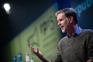 Reed Hastings, co-fundador de Netflix, por republica GmbH bajo CC BY 2.0